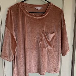 Clad and cloth velvet shirt